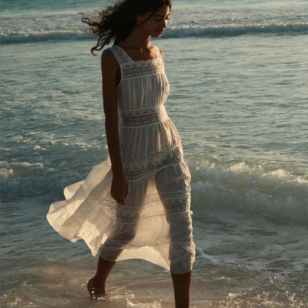 Doen Simona Dress in Salt
